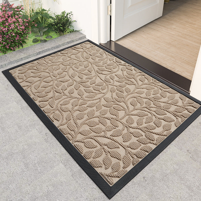Unisex Elegant Floral Design Door Mat Bowlift