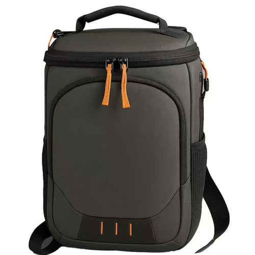 Unisex nan insulated lunch backpack with cooler compartment, front pocket and adjustable shoulder straps Bowlift