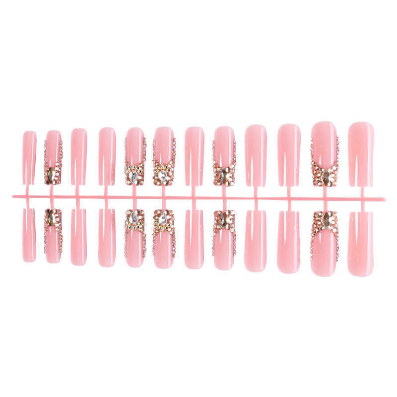 Art nail set with glitter decorations Bowlift