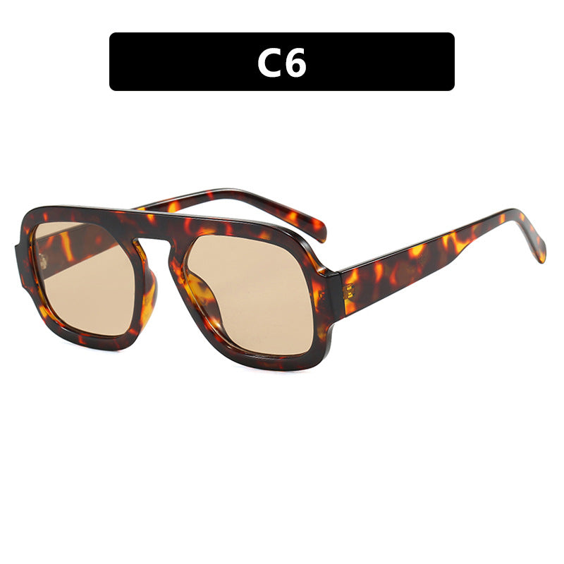 Women's trendy sunglasses with distinct angular design and UV protection Bowlift