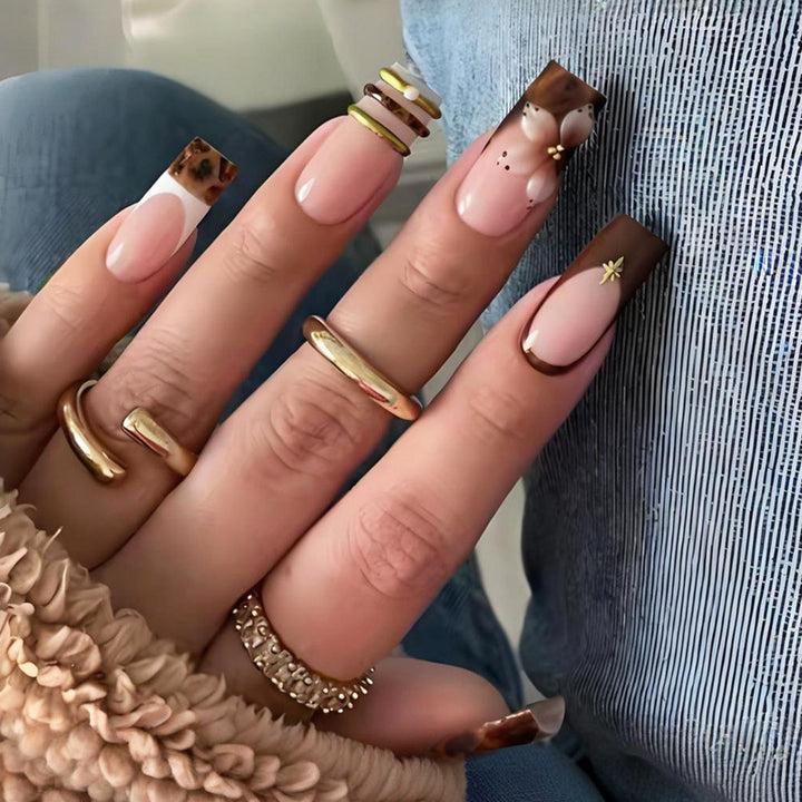 Artificial nail set with various elegant designs Bowlift