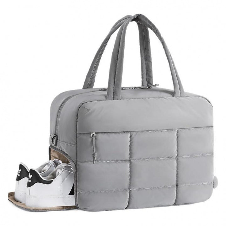 Multi-Functional Quilted Gym Duffel Bag Bowlift