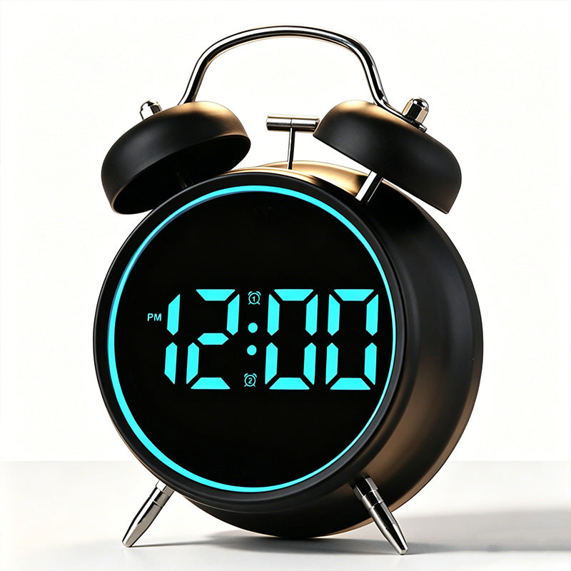 Digital Radio Alarm Clock in Modern Design Bowlift