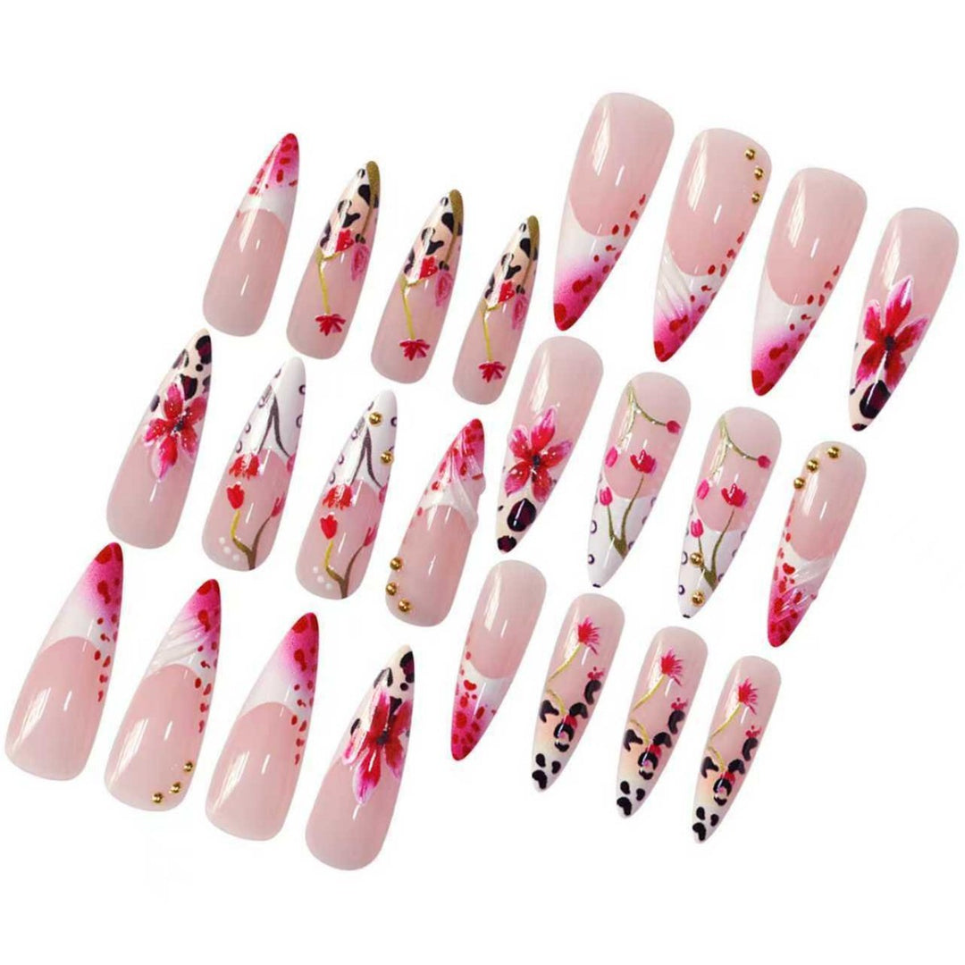 Floral Art Nail Enhancements Bowlift