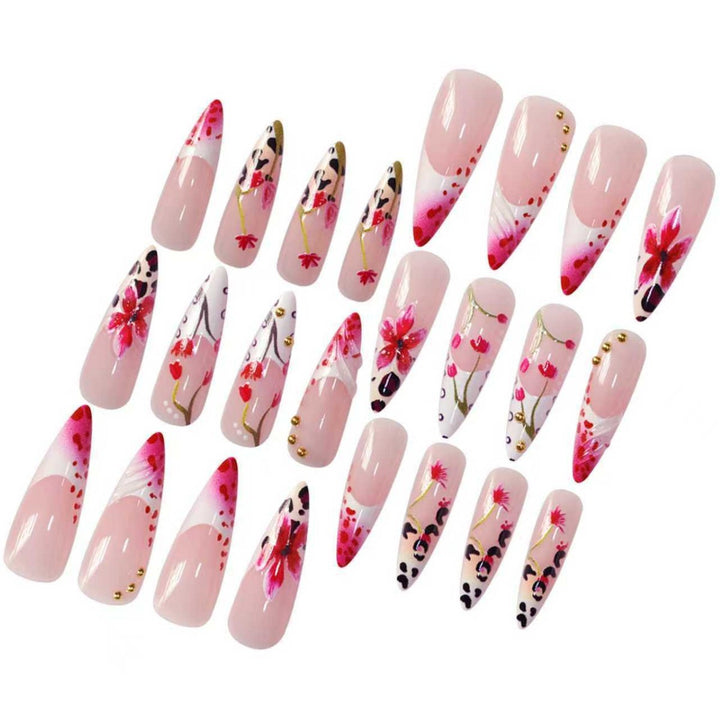 Floral Art Nail Enhancements Bowlift