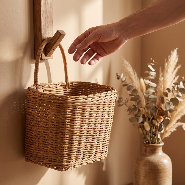Wall basket with practical storage system Bowlift