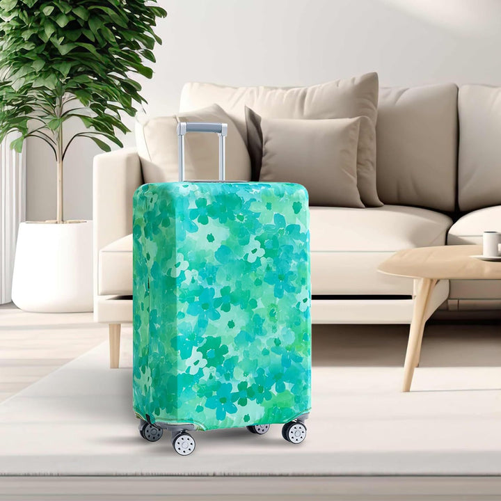 Unisex non-elastic suitcase protective cover with world travel design for hard-shell trolley and spinner wheels Bowlift