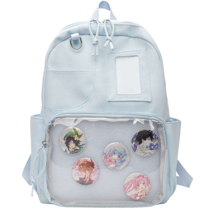 Anime-Inspired Graphic Print Backpack