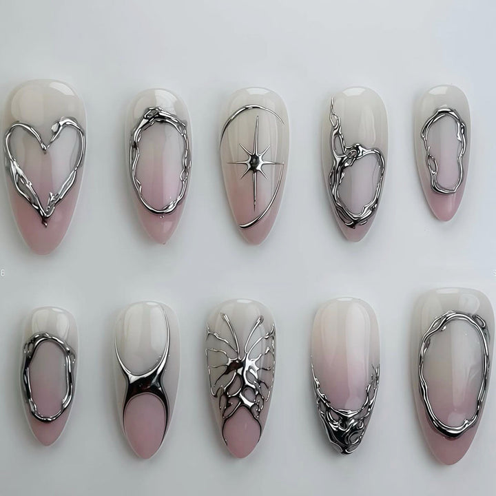 Thematic Artisan Press-On Nail Set Bowlift