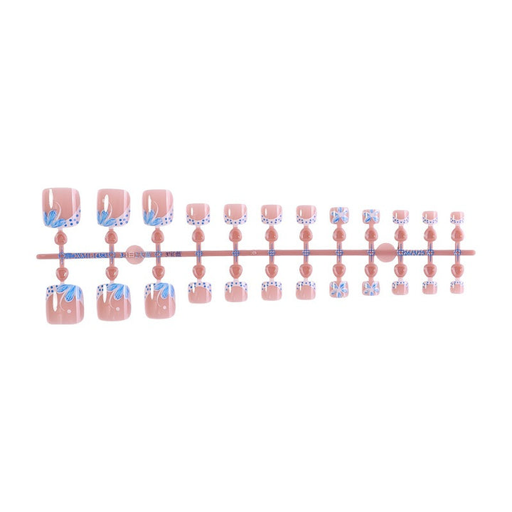 Creative nail set with elegant floral ornaments Bowlift