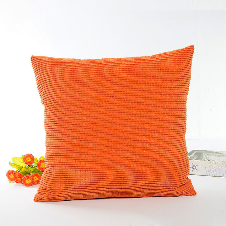Textured Ribbed Decorative Cushion