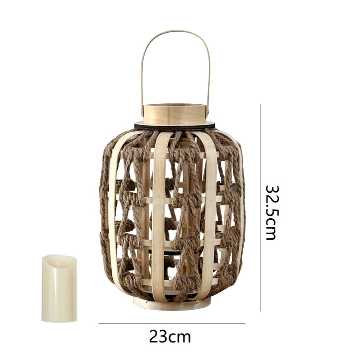 Decorative Rattan Lantern Bowlift
