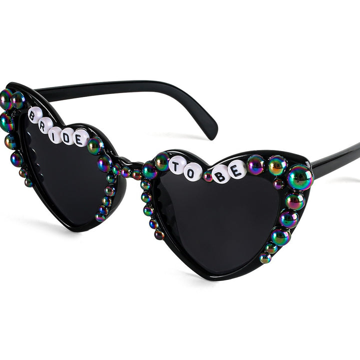Women Heart-Shaped Sunglasses Bowlift