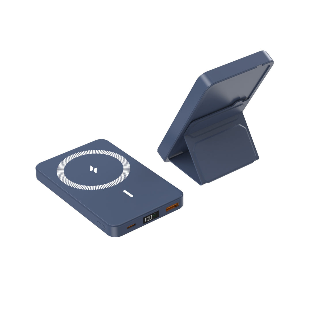 Magnetic Wireless Powerbank with Integrated Stand Function Bowlift
