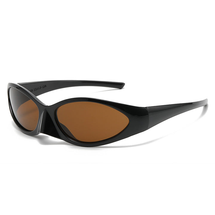 Women's Sporty Sunglasses with Aerodynamic Design Bowlift