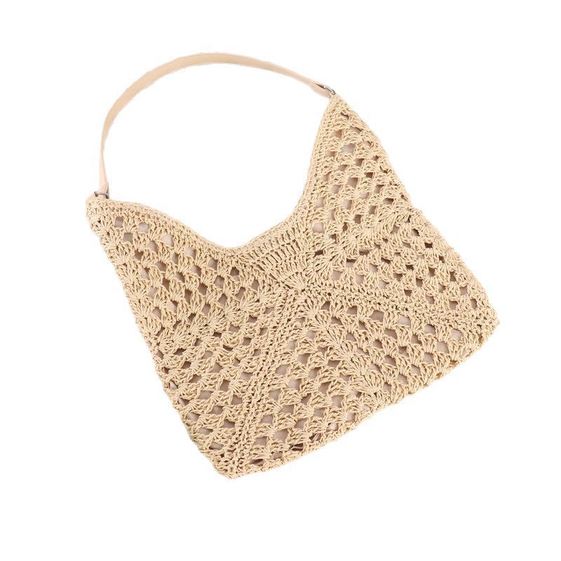 Hand-knotted Macrame Shoulder Bag Bowlift