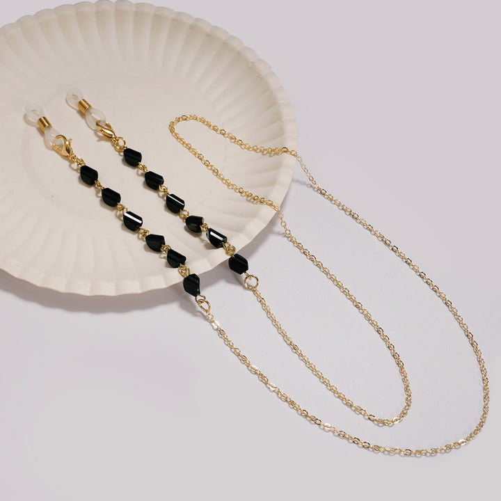 Elegant Beaded Eyewear Chain Bowlift