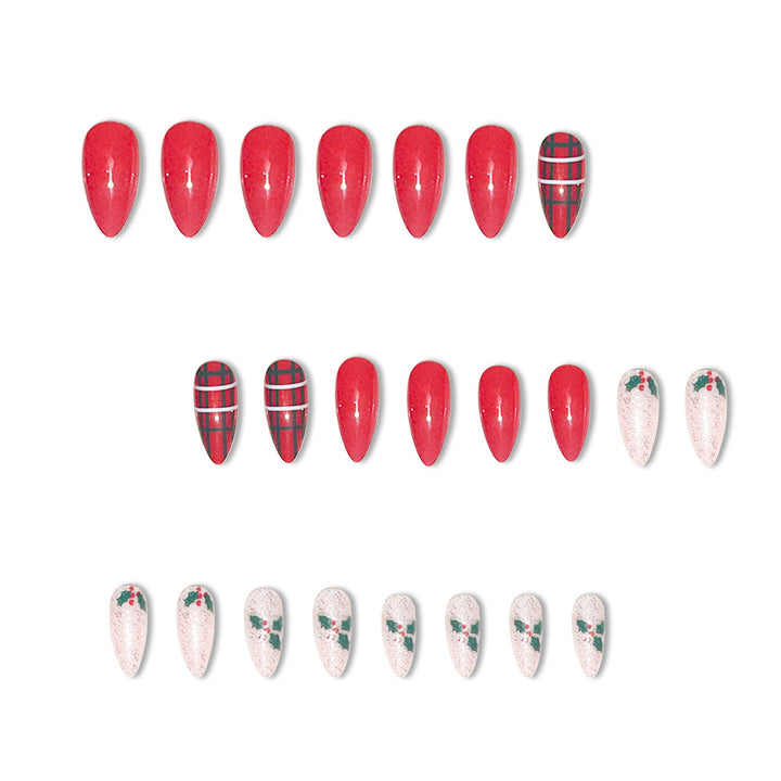 Festive Holiday Nail Art Extensions Bowlift