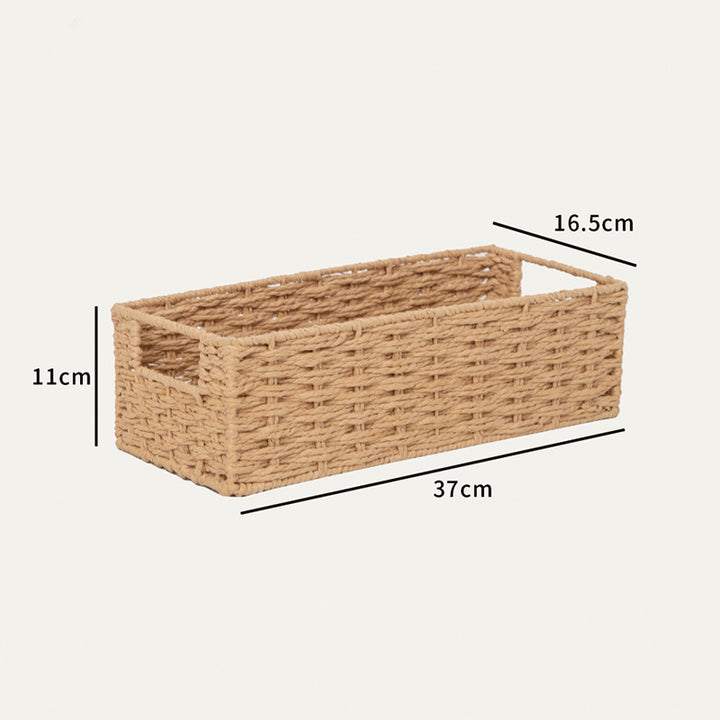Rectangular Woven Storage Basket Bowlift
