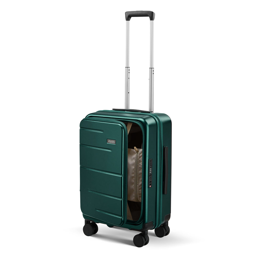 Unisex Durable Anti-Theft Hardshell Carry-On Suitcase Bowlift