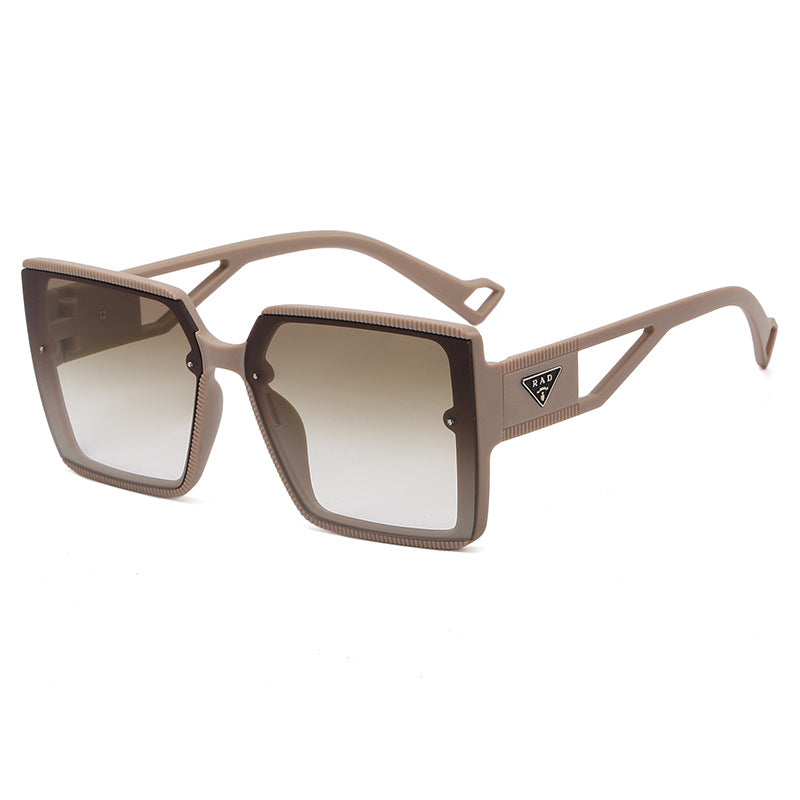 Women's fashionable square sunglasses with unique frame structure Bowlift