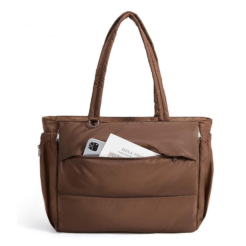 Versatile shopping bag with zip pockets Bowlift