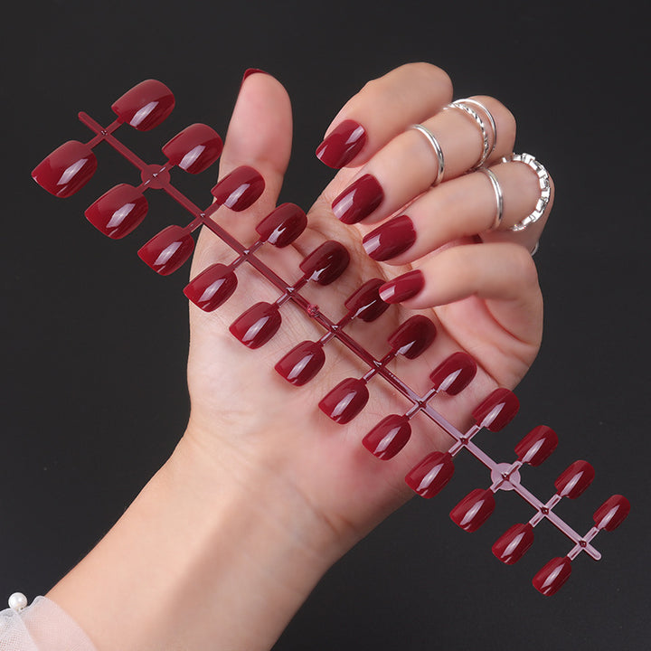 Glossy Press-On Nail Set Bowlift 1789086048