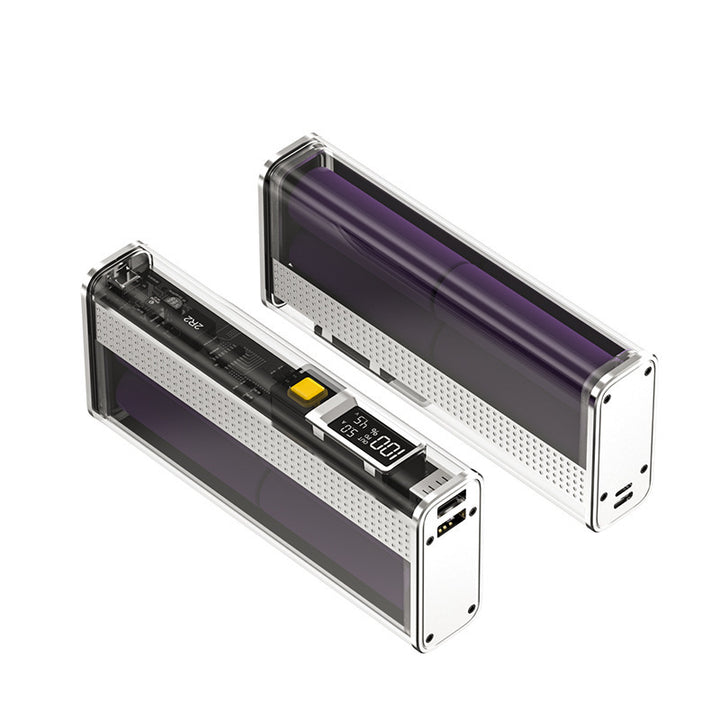 Portable high-performance power bank with digital charge level display Bowlift