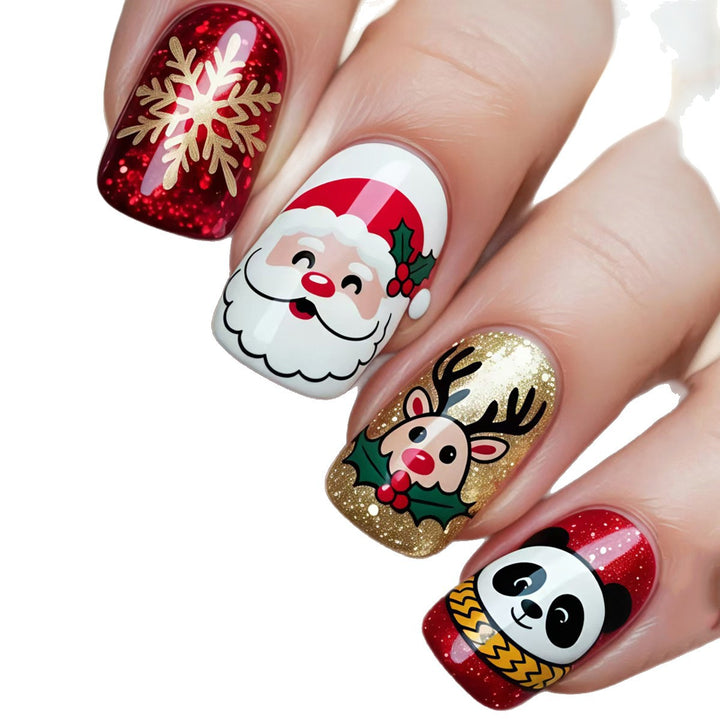 Creative Christmas Art Nails Bowlift