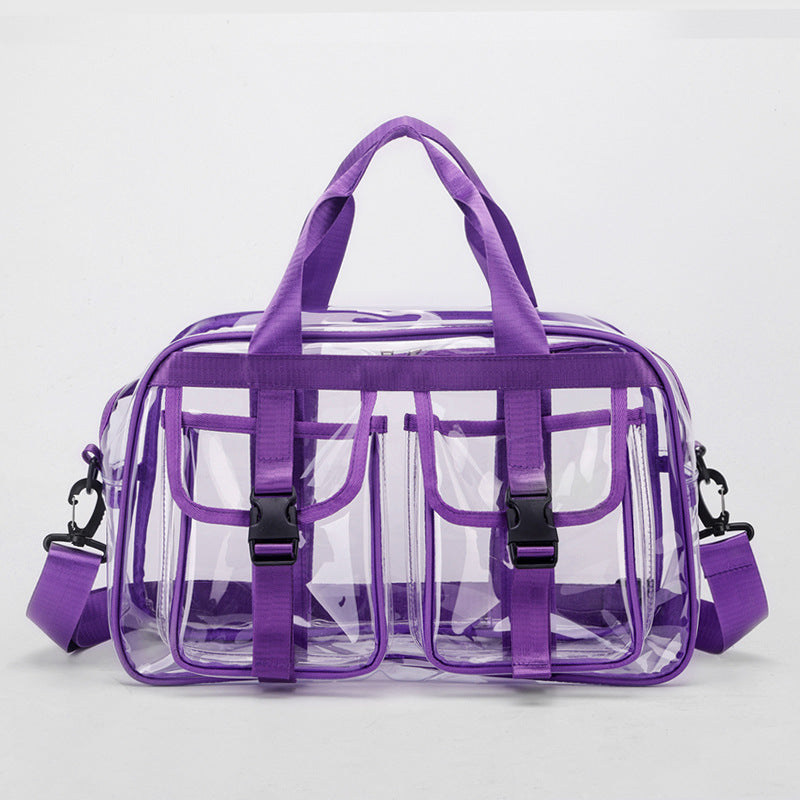 Transparent tote bag with multiple compartments Bowlift