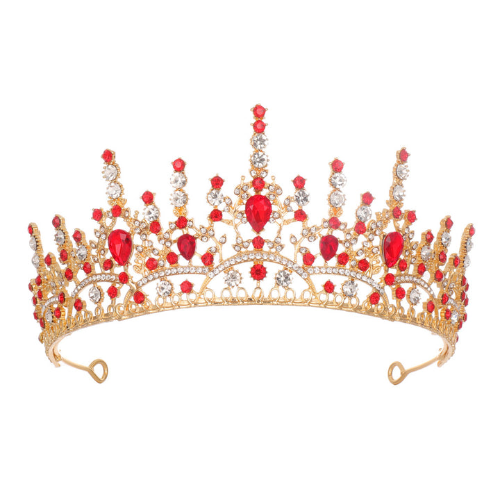 Women Elegant Tiara with Sparkling Crystals Bowlift