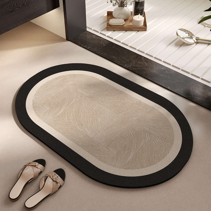 Elegant Woven Bath Mat Bowlift