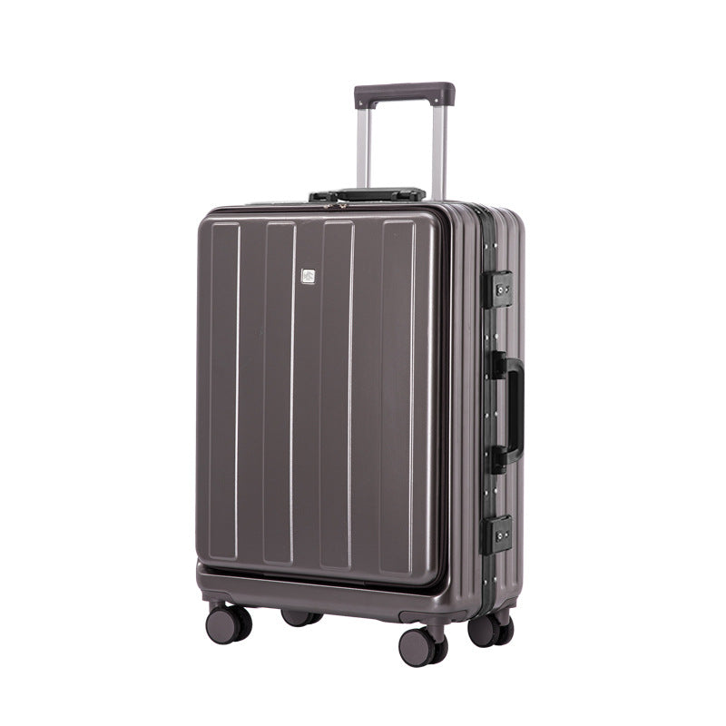 Durable Hard-Shell Travel Suitcase Bowlift