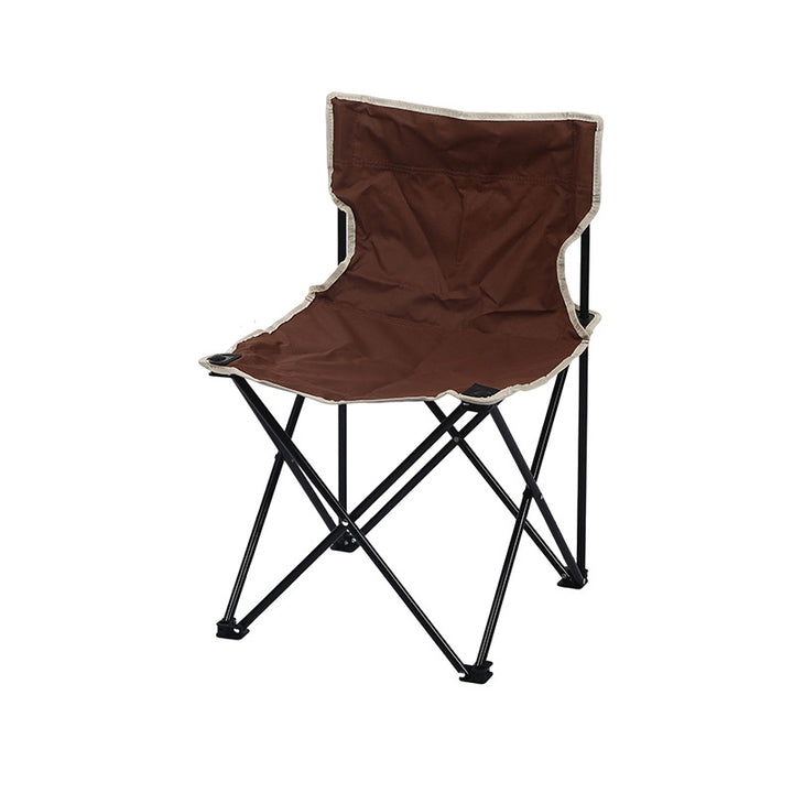 Folding chair with ergonomic backrest and sturdy frame Bowlift