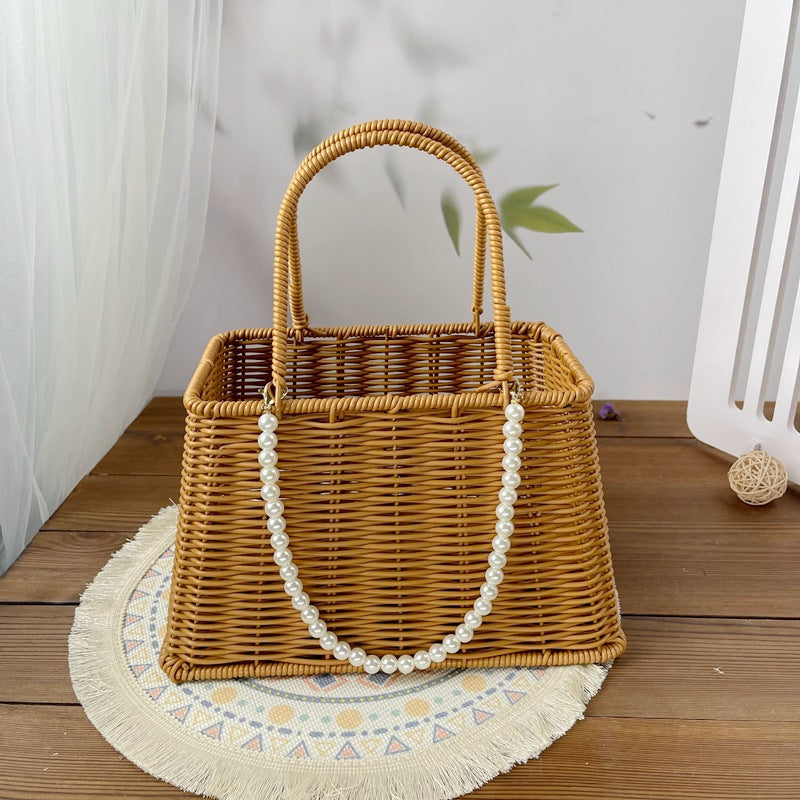 Women Diamond-shaped Handheld Basket Bowlift
