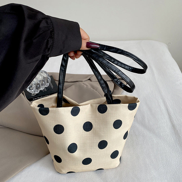 WoPolka Dot Fashion Tote Bag Bowlift