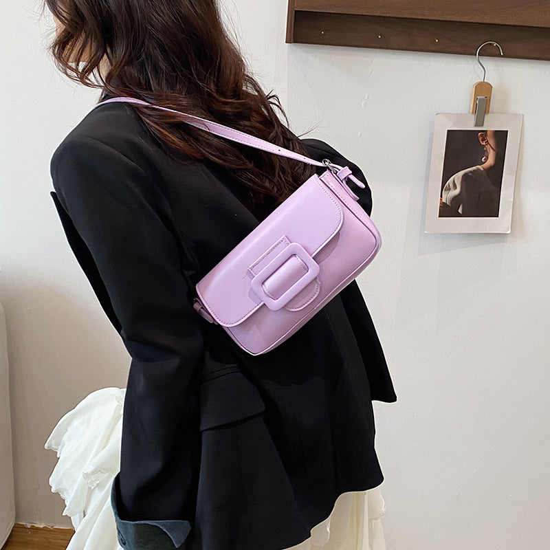 Structured Leather Crossbody Bag Bowlift