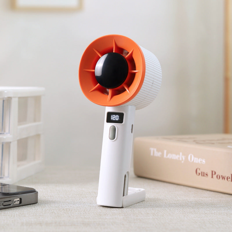 Women's portable mini fan with LCD temperature display Bowlift