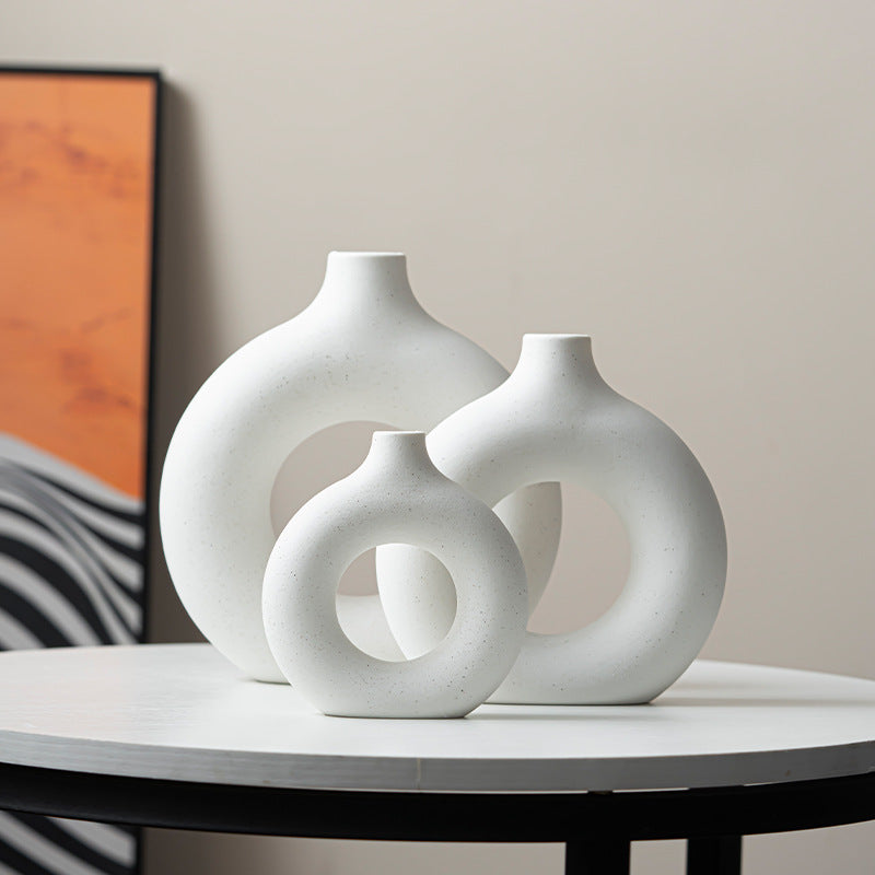 Contemporary Decorative Stoneware Vase