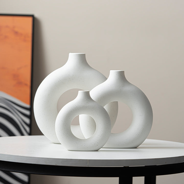 Contemporary Decorative Stoneware Vase