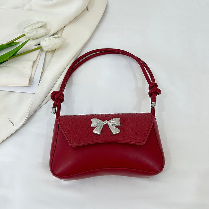 Chic Bow-Detail Handheld Clutch Bag Bowlift