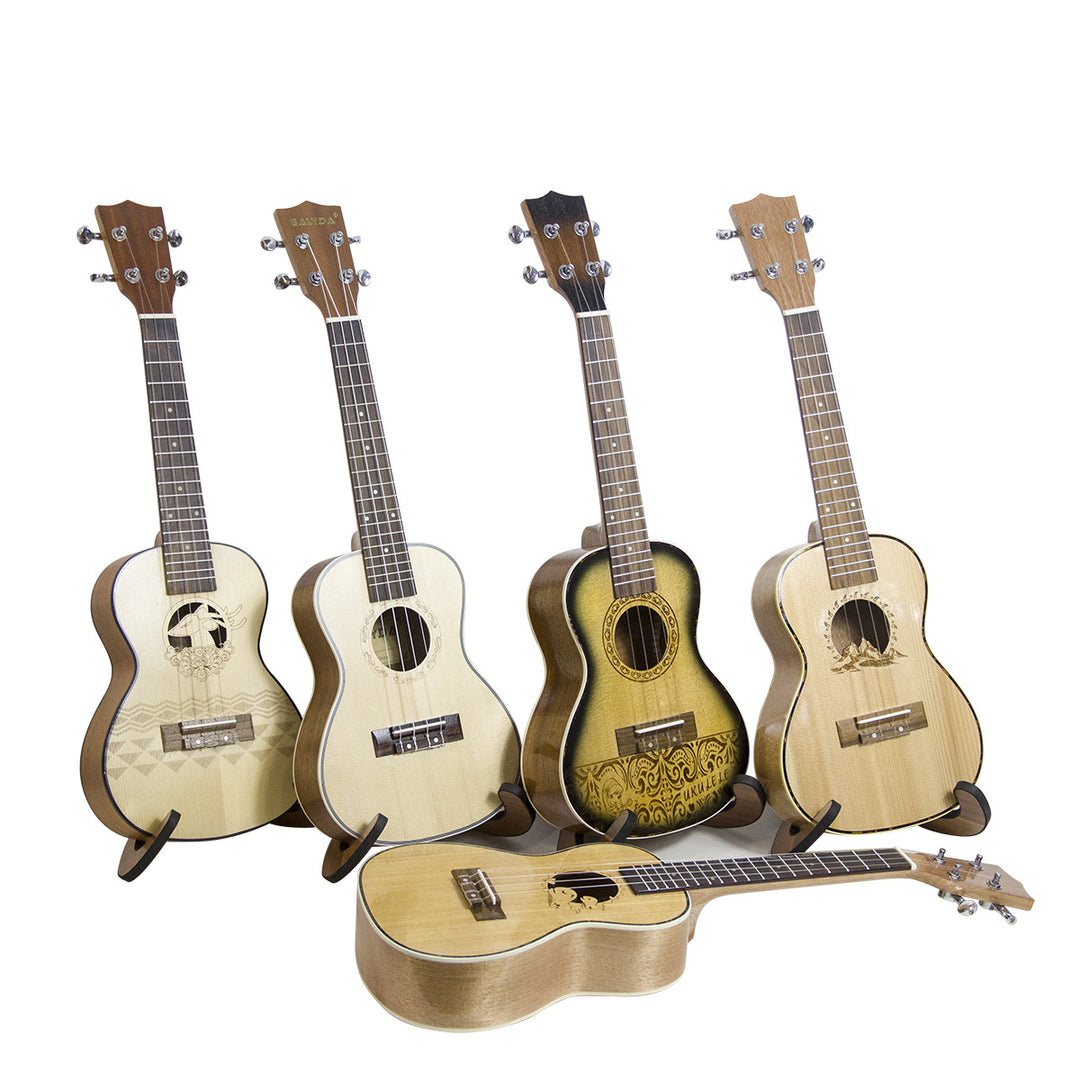 Premium Solid Wood Ukulele Bowlift
