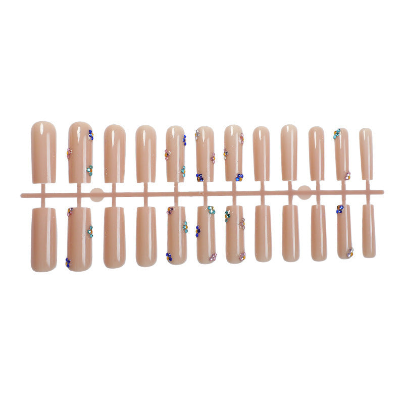 Nail art set with sparkling rhinestone accents Bowlift