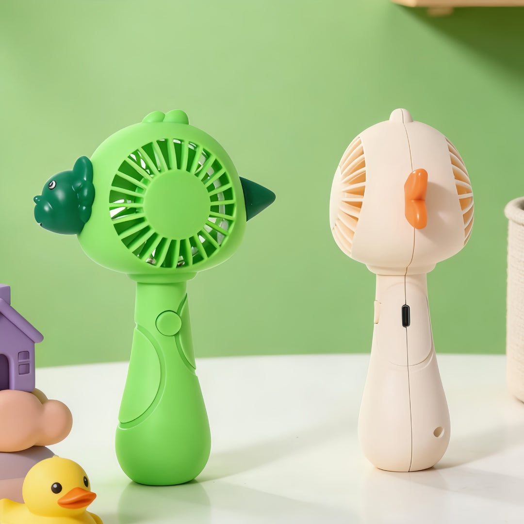 Ladies Hand Fan in Original Animal Design Bowlift