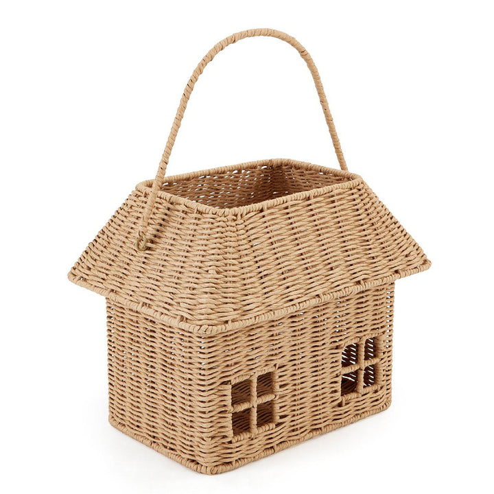 Playful storage basket in the shape of a house Bowlift