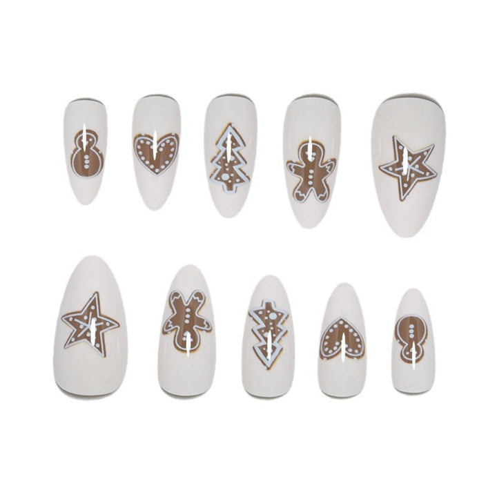 Festive Themed Press-On Nail Set Bowlift