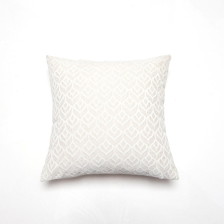 Textured Leaf Pattern Throw Pillow