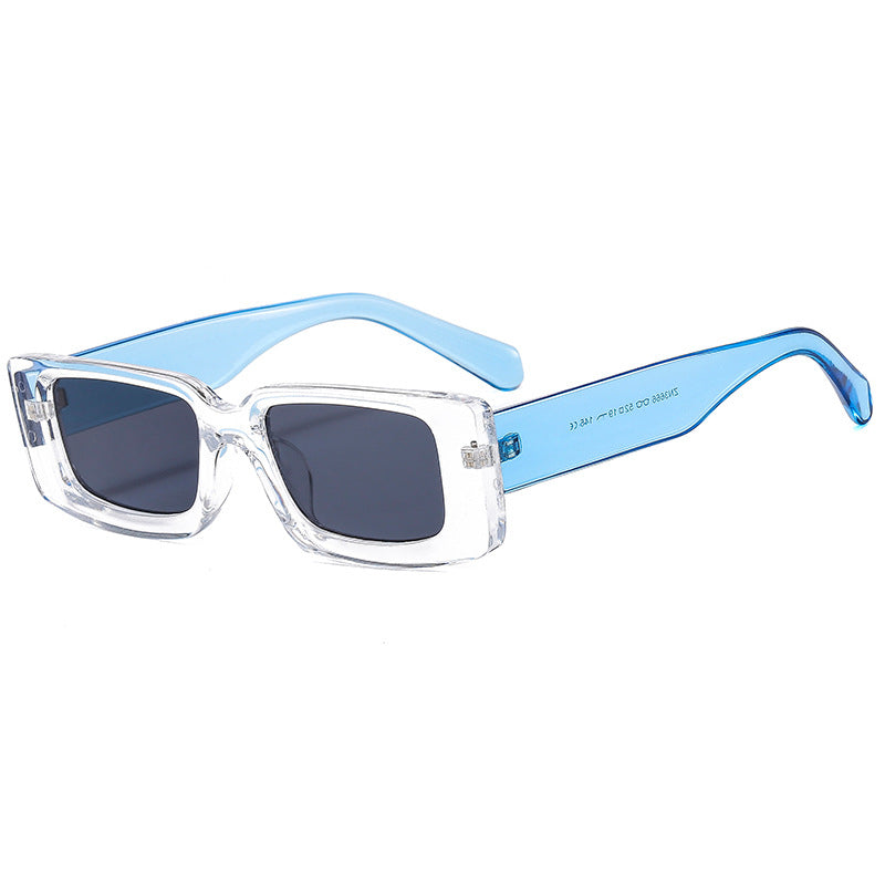 Women's fashionable sunglasses with trendy transparent frame and sporty design Bowlift