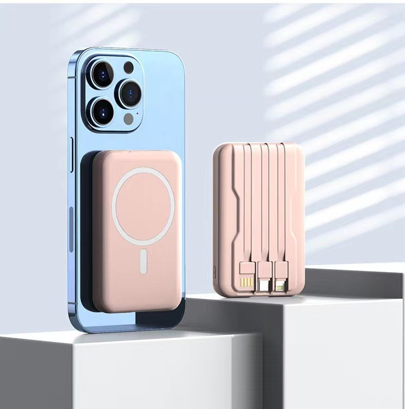 Portable Magnetic Power Bank with Efficient Fast Charging Function Bowlift