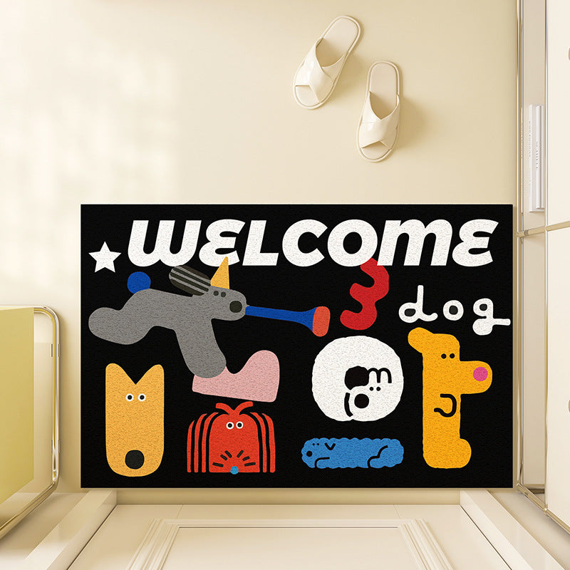 Unisex Playful Illustrated Welcome Mat Bowlift